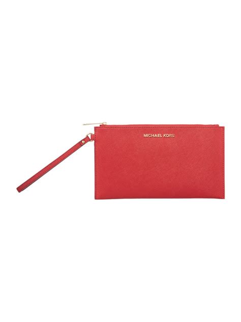 michael kors clutch bag red|Michael Kors clutches on sale.